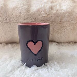 Life Is Good Pink and Purple Vase